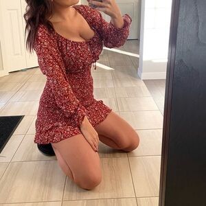 Floral mini dress size medium‎